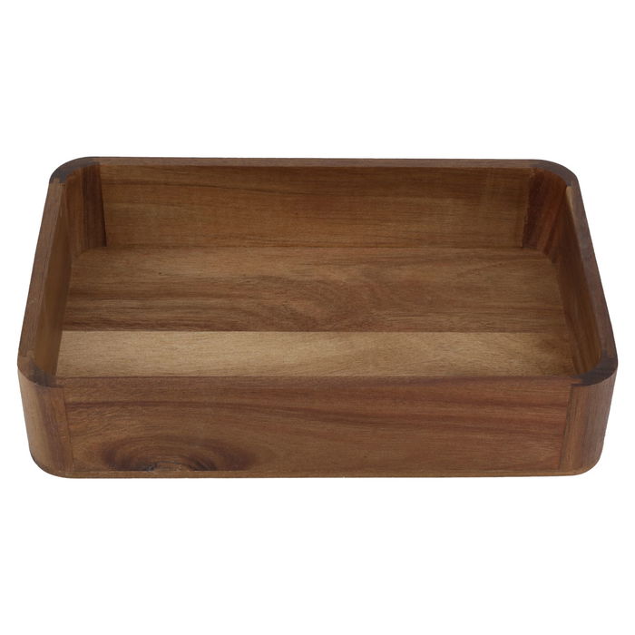 Brown rectangular wooden box image 1