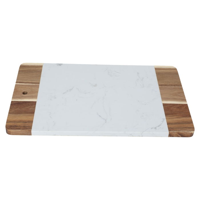 Large white marble wooden cutting board image 2