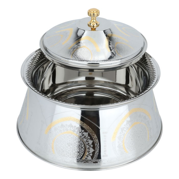 Maglet Silver Embossed Gold Food Container 5000 ml image 3