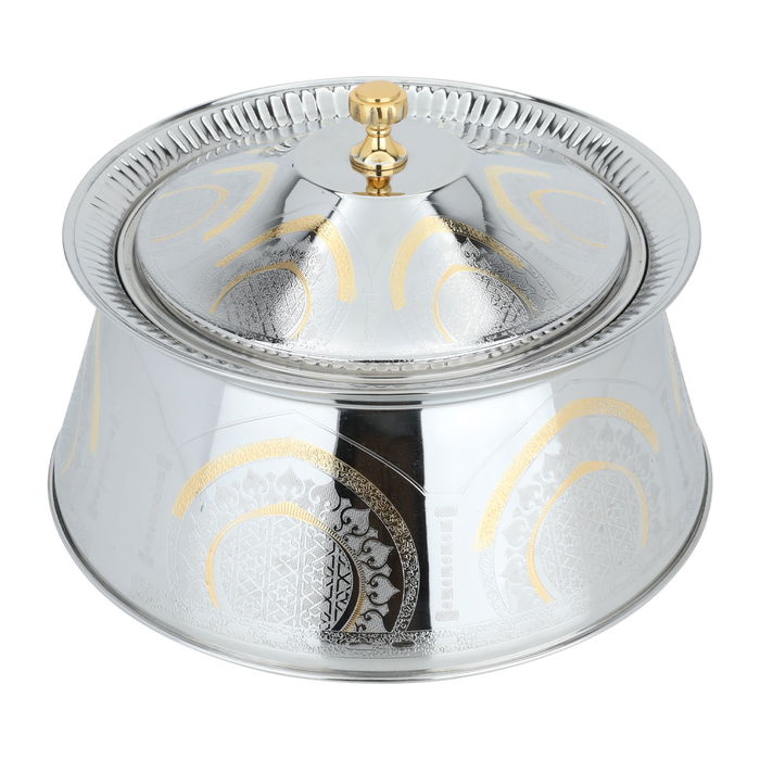 Maglet Silver Embossed Gold Food Container 5000 ml image 2