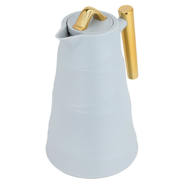 Glory thermos light gray with golden handle 1 liter image 2