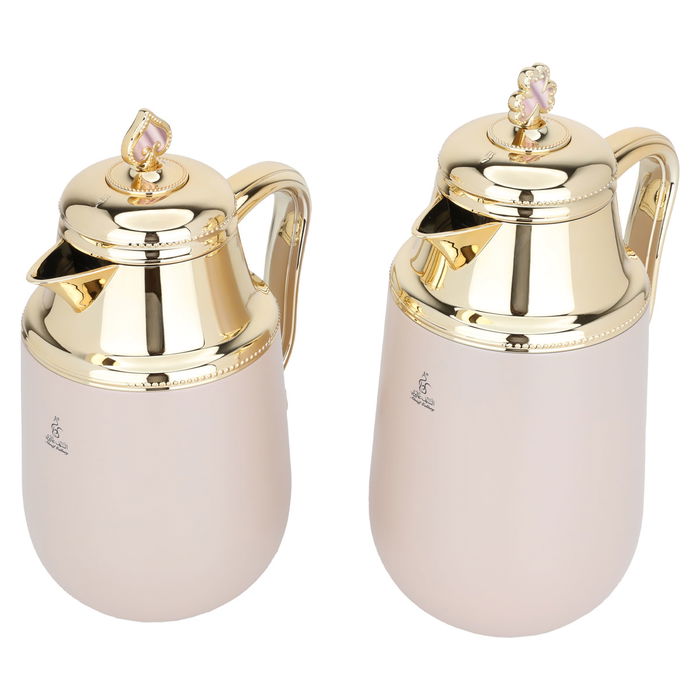 Fatima thermos set brown and golden two pieces image 2