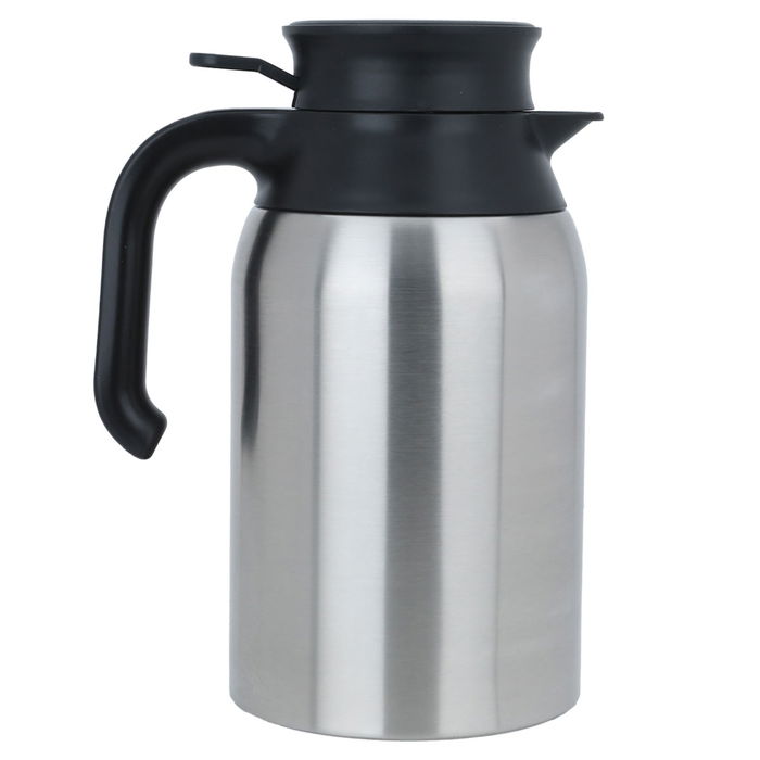 Jaguar Stainless Hand Thermos Black 2 Liter Pressure image 1