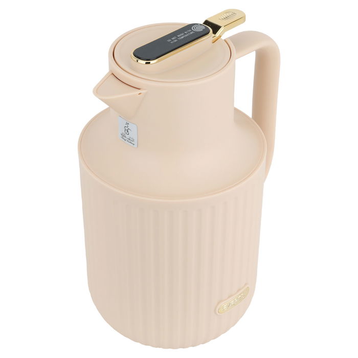 Laura Bree thermos, beige and golden, 1.5 liters image 2