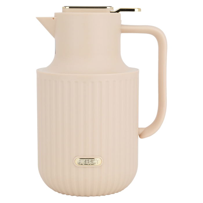 Laura Bree thermos, beige and golden, 1.5 liters image 1