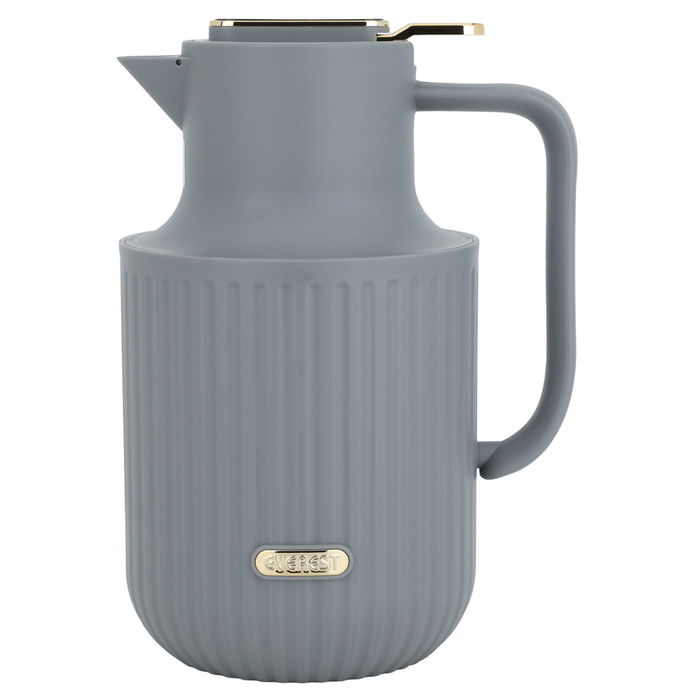 Laura Bree thermos, dark gray and gold, 1.5 liter image 1