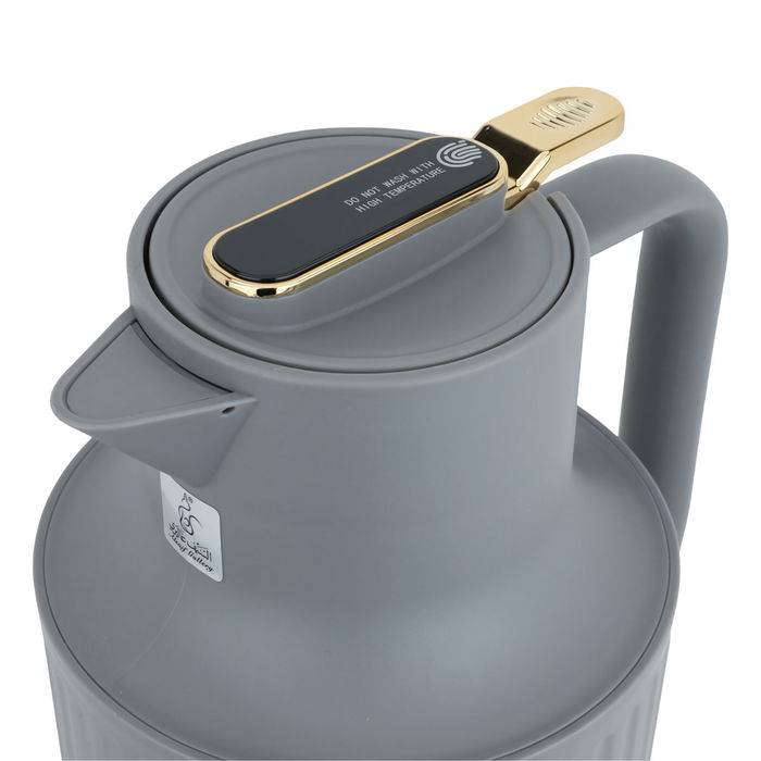 Laura Bree thermos, dark gray and gold, 1.5 liter image 3