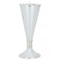 Silver Steel Incense Burner Straight line product image