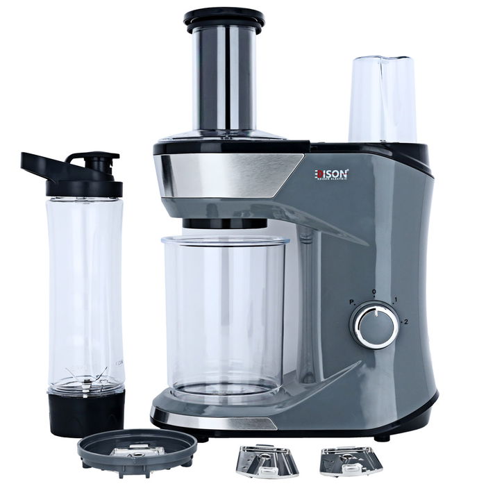 Edison Food Processor + Blender 3×1 Dark Grey 0.6L 300W Two Speeds image 1