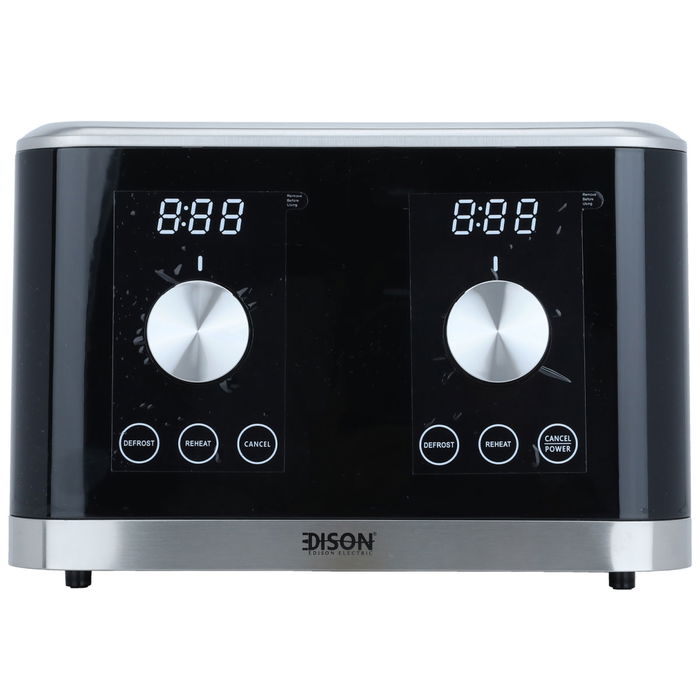 Edison Toast Water Heater Digital Steel Black 1600W 4 Slices image 3