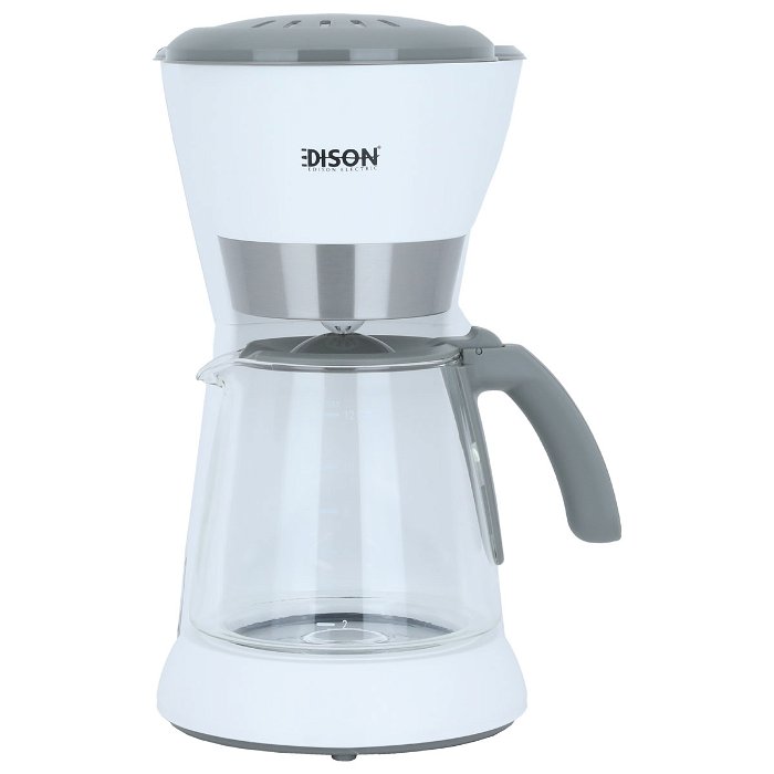 Edison Drip Coffee Maker White Grey 1.5L 1000W image 2