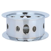 Round silver steel heating base product image