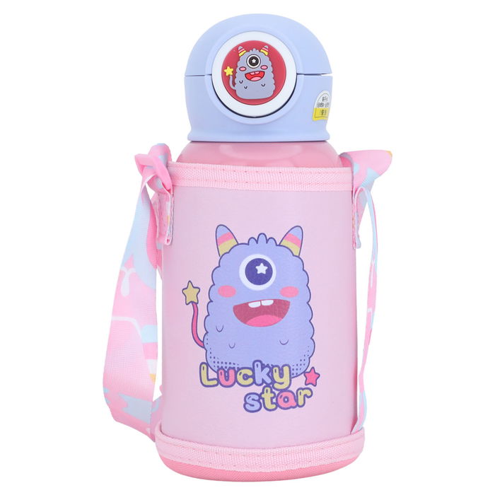 Pink Baby Water Bottle With Case 500 ml image 1