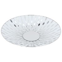 ( 39X39 X 6.5 ) Silver Round Steel Dish product image