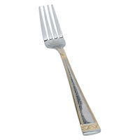 Silver Triangle Pattern Gold Forks Set 6 Pieces product image