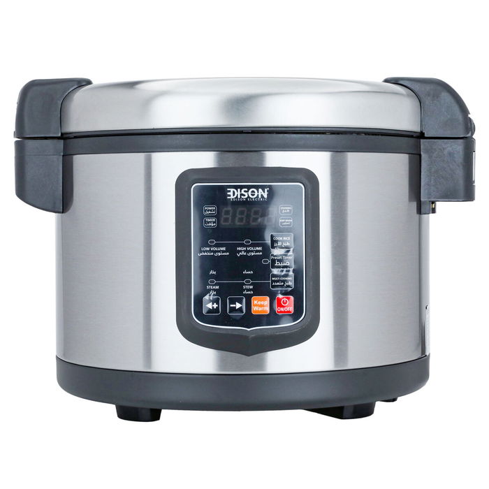 Edison Electric Rice Cooker Steel 13L 1950W image 1