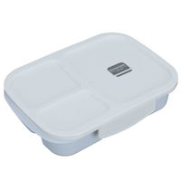 Thai Lunch Box Divider Cyan With Lid product image