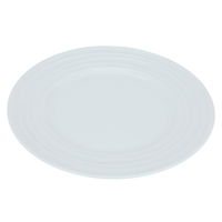 White round flat porcelain plate, 27 cm product image