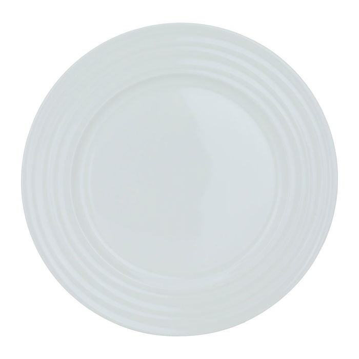 Round white porcelain plate, 30 cm image 2