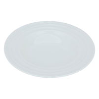 Deep white round porcelain plate, 23 cm product image