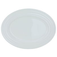 White oval porcelain plate, 30 cm product image