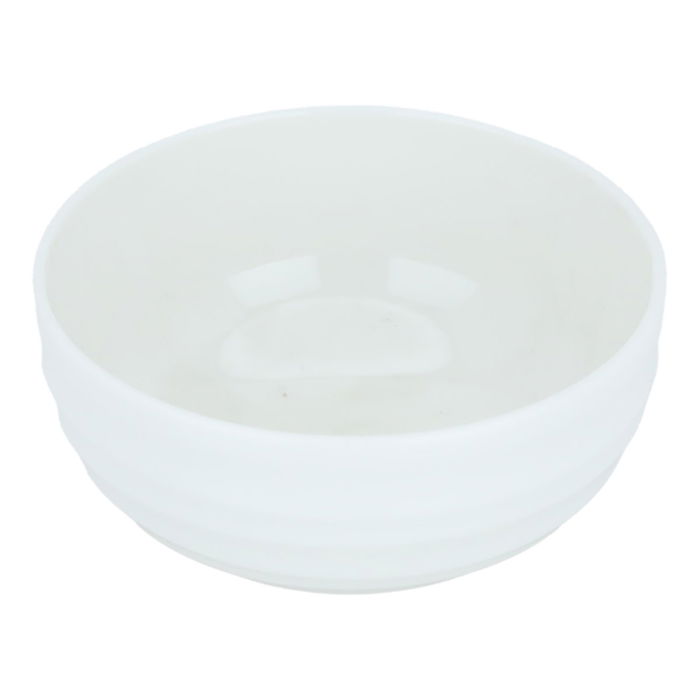 White round porcelain bowl, 12.5 cm image 2