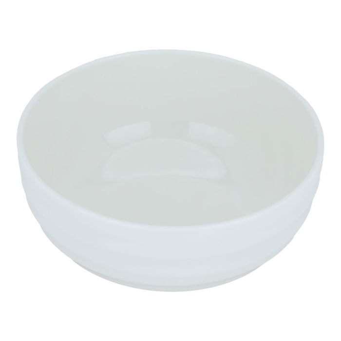 White round porcelain bowl, 15 cm image 2