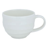 White porcelain coffee cup with saucer, 12.5 cm product image