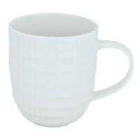 White porcelain cup with handle product image