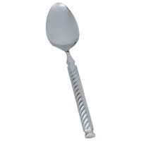 A set of engraved silver dinner spoons, 6 pieces product image