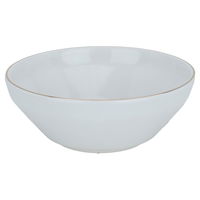 White porcelain soup bowl, elephant pattern, 14 cm product image