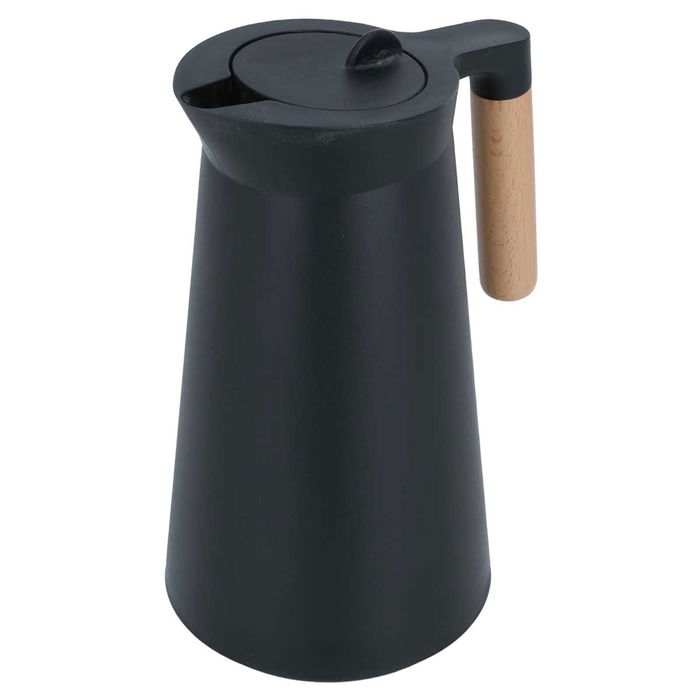 Linda Thermos Black Wooden Handle 1 Liter image 2