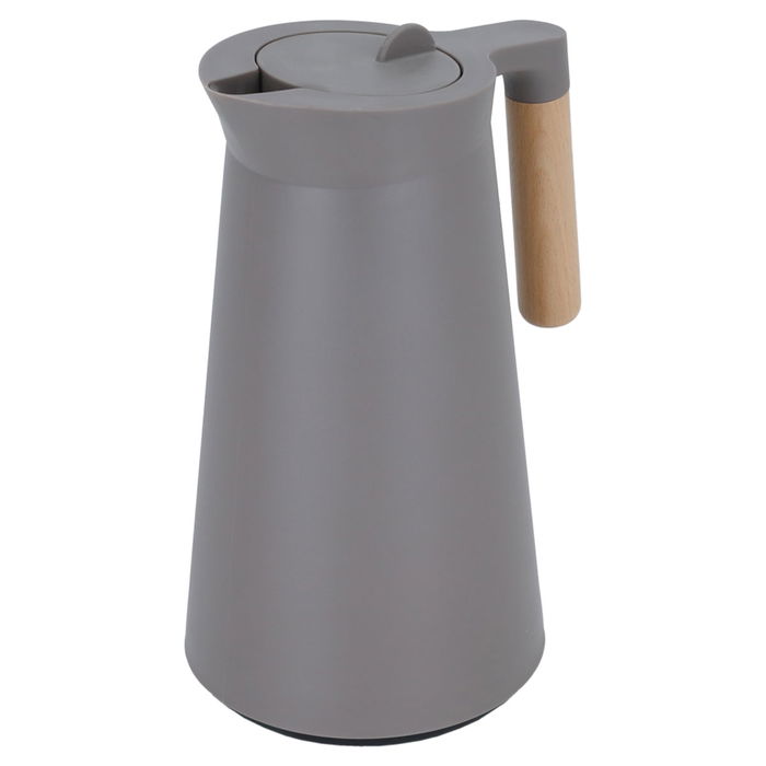 Linda cappuccino thermos with wooden handle, 1 liter image 2