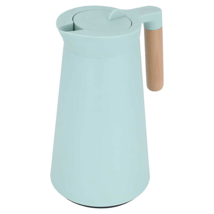 Linda Light Green Wooden Hand Thermos1 Liter image 2