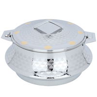 Indian Food Container Ashwaq Silver Gold Steel 3500 ml product image