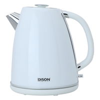 Edison white steel kettle, 1.7 liters, 1850 watts product image