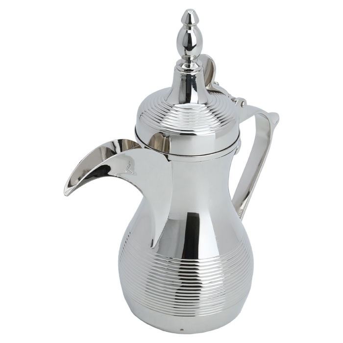 Arabic coffee pot, nickel silver, with engraving image 2