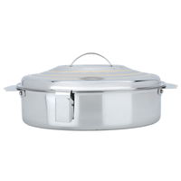 Silver Oval Food Container Gold 4000 ml product image