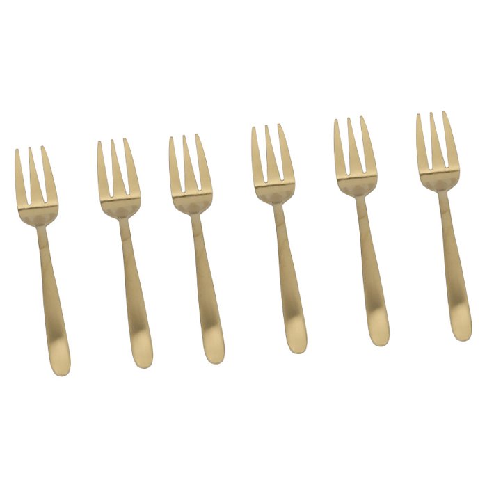 Ibiza Gold Plain Spoons Set 30 Pieces image 5