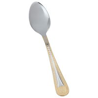 Gold engraving teaspoon set 6 pieces product image