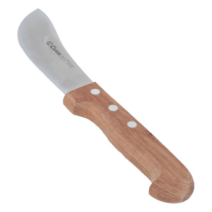 Wooden hand skinning knife 12 cm image 1