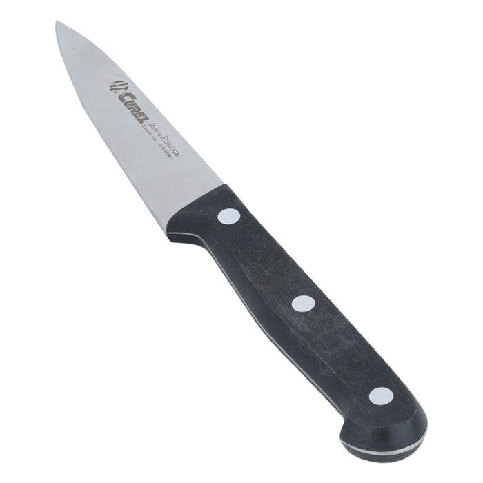 Black hand peeling knife 10 cm image 1