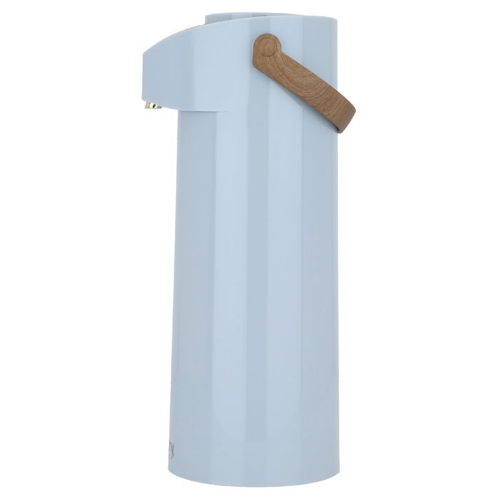 Hospitality thermos, gray and wooden, 1.9 liters image 1