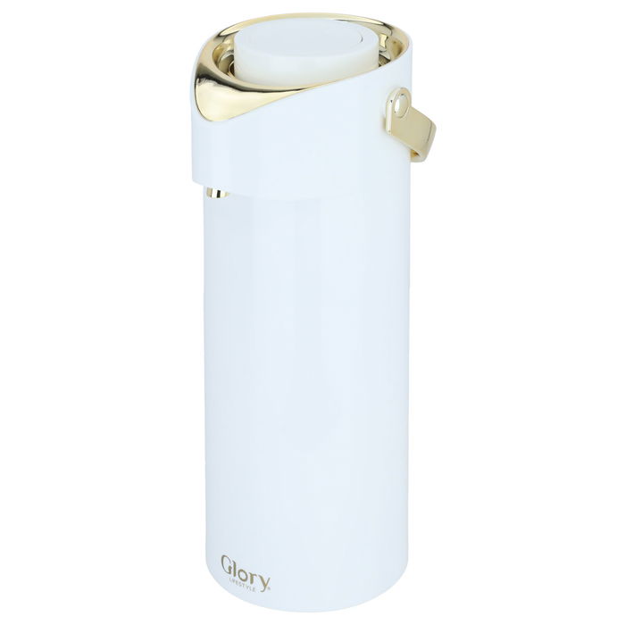 Hospitality thermos, white and gold, 1.9 liters image 2