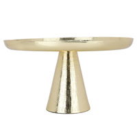 Round serving stand with a large golden base product image