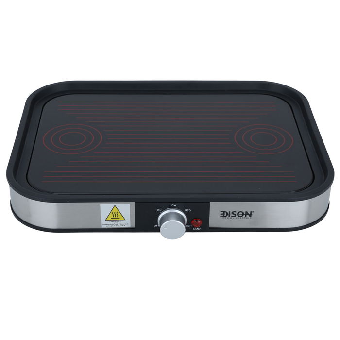 Edison Heating Tray Stainless Steel Black 600W image 2