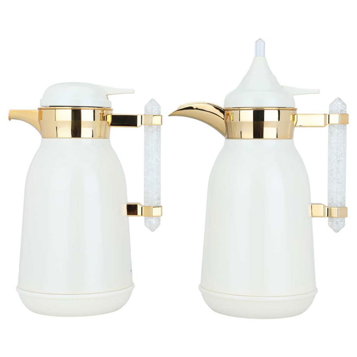 Pearl Shahd Thermos Set Golden Mouth Crystal Hand image 1