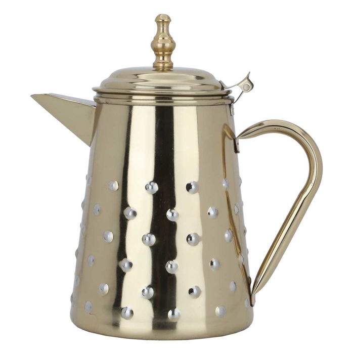 Gold steel jug, 26 cm image 1