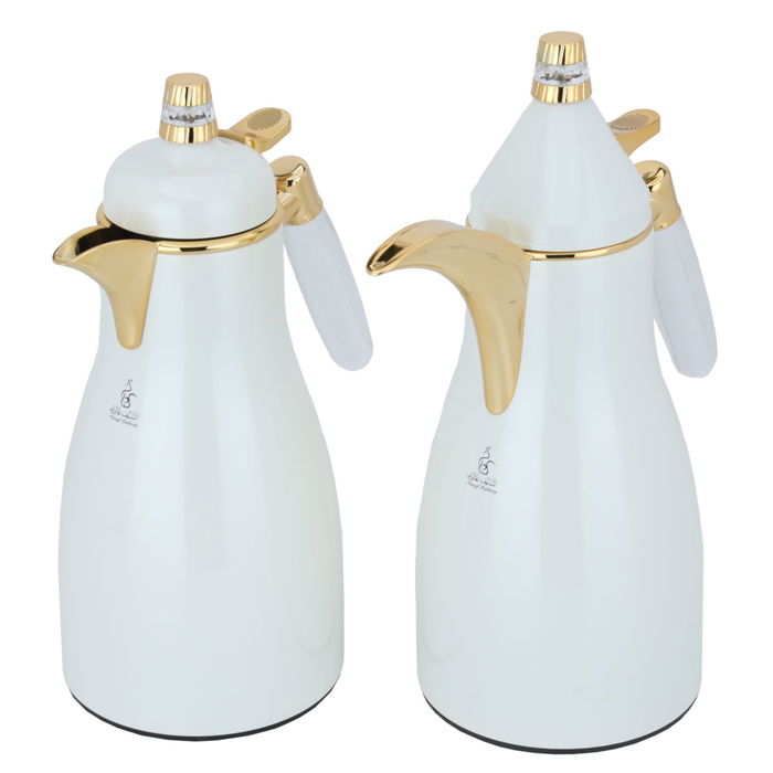 Maimouna pearl thermos set, transparent and gold, 2 pieces image 2