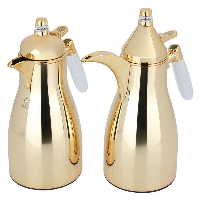 Maimouna thermos set, golden, transparent, two pieces image 2